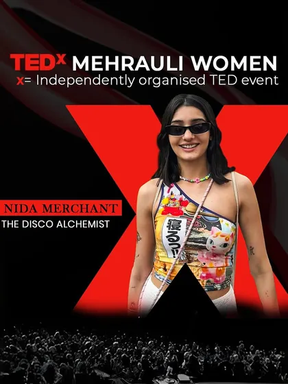 Super honored by the title "The Disco Alchemist" for my TEDx talk. It perfectly captures my passion for blending soulful disco and house music to create something new and exciting.