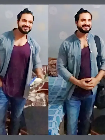 A casual look, but the results of consistent arm workouts are always there.