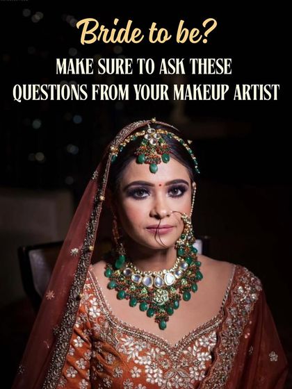 Bride to be? Make sure to ask these important questions to your makeup artist to ensure you find the perfect match for your big day.