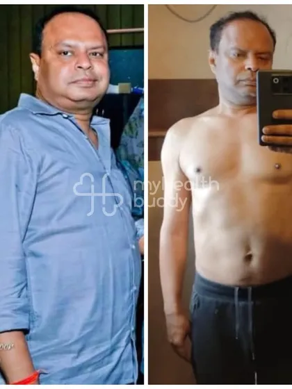 At 55 years old, Vijay lost 5 kgs in 3 months and completely transformed his physique. Age is no barrier to getting fit.