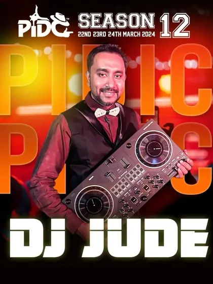 My official DJ poster for the Pune International Dance Congress. I'm known for bringing my passion for social dancing directly into my music selection.