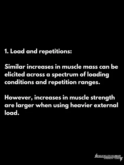 Training for strength versus size involves different variables. Strength gains are maximized with heavier loads, while muscle growth can be achieved across a spectrum of loads as long as you train close to failure. For most people, a program that develops both qualities simultaneously is the most effective approach.