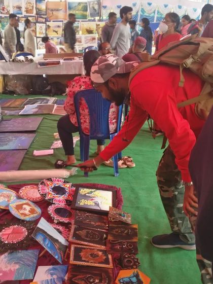 Anesha Artgallery - Indian Folk Art & Home Decor Behind the Art: My Creative Process photo 12