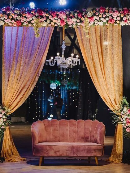 Flinters Management - Custom Wedding Design & Decor Glamorous Sangeet & Reception Nights photo 26