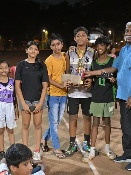 Team B, our Hooplah '25 U-13 champions. These rising stars lit up the court with their incredible skill and energy.