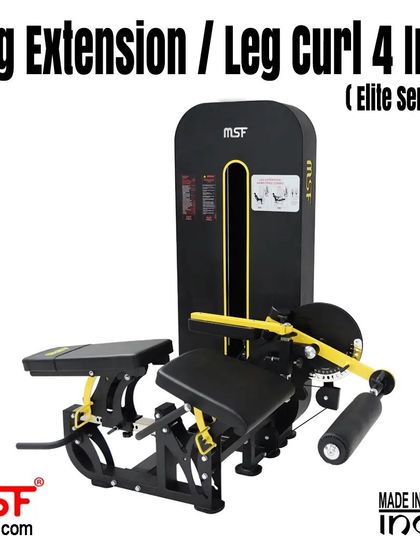 A studio shot of the 4-in-1 leg machine.