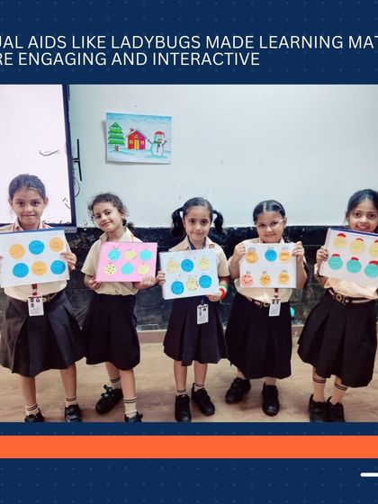 Visual aids like colorful ladybugs made learning addition more engaging and interactive, helping students grasp concepts with ease.