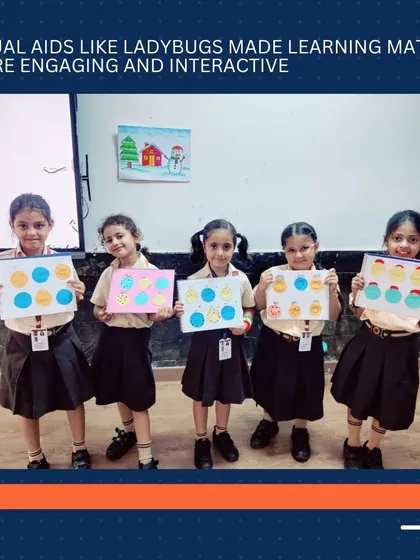 Visual aids like colorful ladybugs made learning addition more engaging and interactive, helping students grasp concepts with ease.
