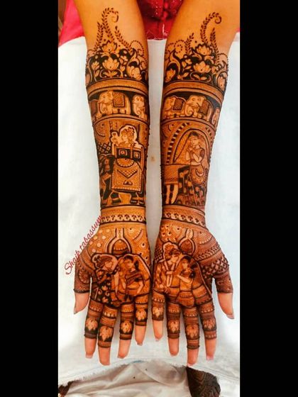 Shaik Tabassum - Bridal & Wedding Mehendi Artistry Personalized Storytelling & Portraits photo 44
