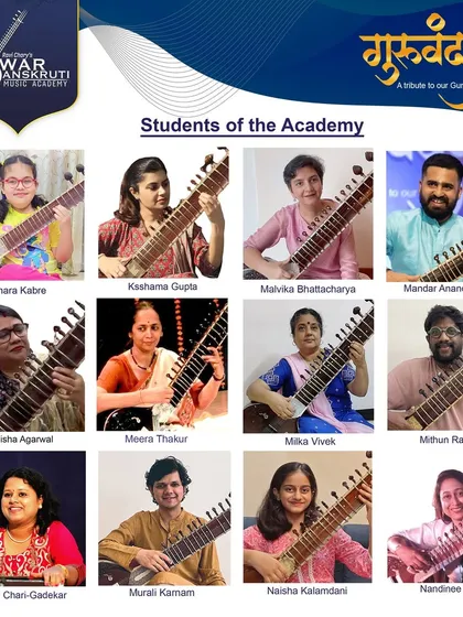 More of my dedicated students who graced the stage at Guruvandan. It is a joy to watch each of them develop their own musical voice and confidence through performance.