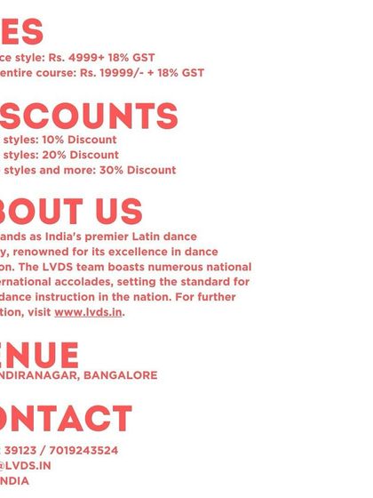 Lourd Vijay's Dance Studio - Professional Dance Training & Certification 'Dawn to Dusk' Summer Intensive photo 12