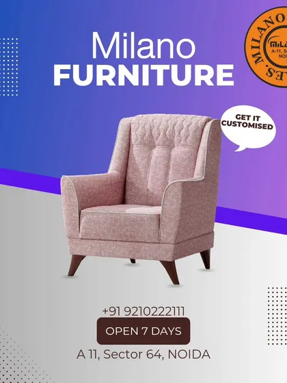 This pink armchair with a quilted back is another example of our custom work. You can get any of our designs customized in the fabric and color of your choice.