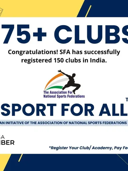 Celebrating a milestone of registering over 175 clubs under our "Sport for All" initiative. We provide a simple and affordable annual registration process for any club or academy looking to become part of our TAFISA-recognized network.