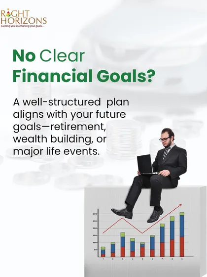 This slide points out that having no clear financial goals is a sign you need an advisor. We explain that a well-structured plan aligns your investments with future goals like retirement, wealth building, or major life events.