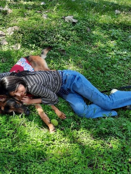 Sometimes the best training session is no training at all. Just lying in the grass together after a game of fetch, strengthening our bond.