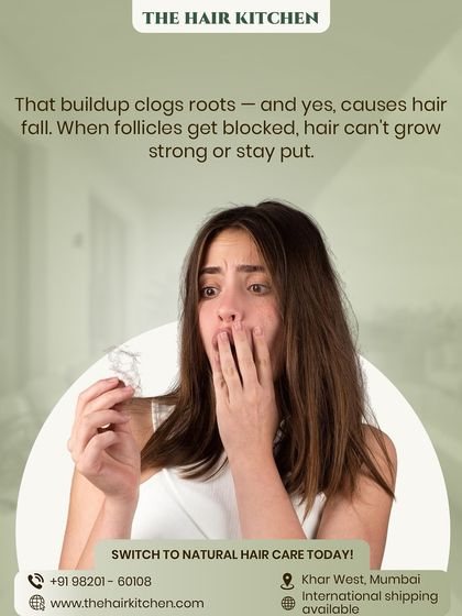 That buildup from dry shampoo clogs your roots and, yes, causes hair fall. When follicles get blocked, hair can't grow strong or stay put.