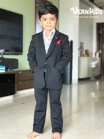 Another look at the original inspiration. This custom three-piece suit was the moment I realized there was a need for special, stylish occasion wear for boys.