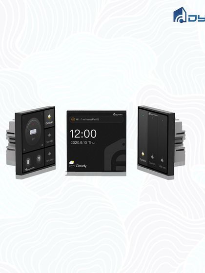 The HomePad Small is designed to be both powerful and discreet. Its compact form factor provides full voice control and automation features without overwhelming your wall space.