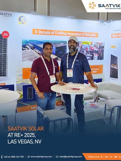 Highlights from our successful participation at RE+ 2025 in Las Vegas, where we represented India's solar manufacturing leadership on a global stage and connected with innovators and partners.