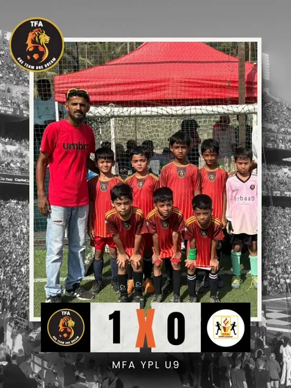 A big 1-0 victory for our small U9 champs in the MFA YPL. Hard work pays off.