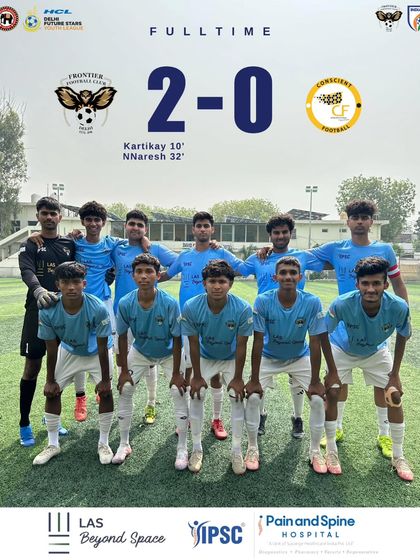 Eagles hunt for victory. A 2-0 win for our team in the HCL Delhi Future Stars Youth League.