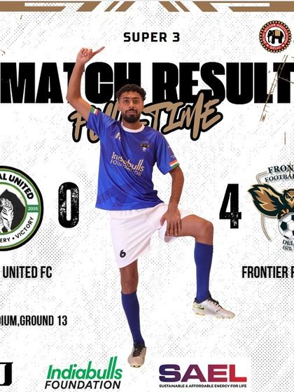 A dominant 4-0 victory in the Super 3 stage against Garhwal United FC. This result shows our attacking strength and solid defense when it matters most.