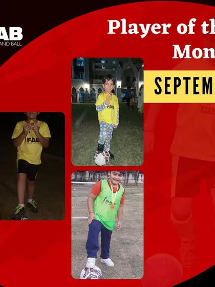 We are proud to present our Players of the Month for September. Their commitment is an inspiration to us all.