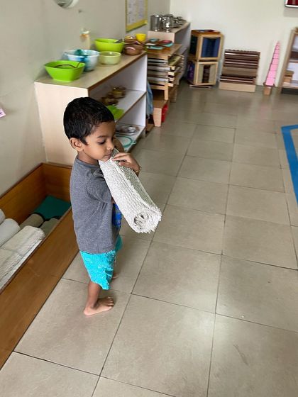 Siksha Montessori - Montessori Preschool & Kindergarten (Ages 2.5-6) Practical Life: Building Independence photo 52