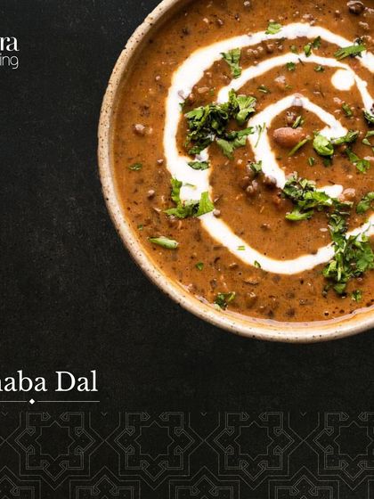 A classic Dhaba Dal, slow-cooked to perfection. This creamy and flavourful lentil dish is a staple of our authentic North Indian menu.