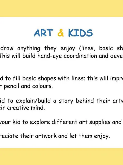 Art is so important for children! It helps build hand-eye coordination, nurtures creativity, and boosts confidence. I always encourage kids to explore, play, and most importantly, enjoy the process.