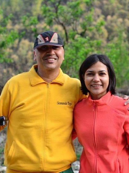 A teacher and student share a warm moment. The relationships built here are based on mutual respect and affection.