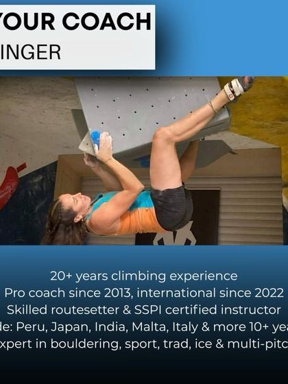 Learn more about your coach, Amy Meilinger. With over 20 years of climbing experience and a background as a pro coach and routesetter, she brings a wealth of knowledge to her workshops.