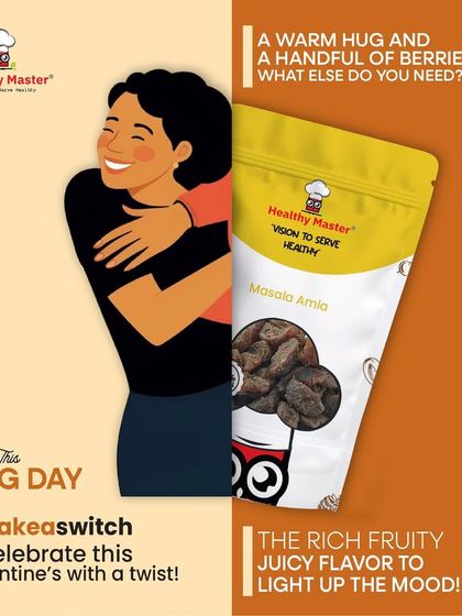 A warm hug and a handful of our Masala Amla is all you need this Hug Day. Celebrate with our rich, juicy, and fruity flavors that light up the mood.
