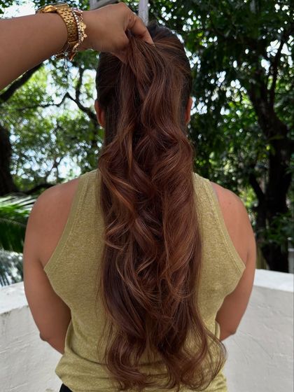 Another client getting 'Vacay Ready'. I gave her a mix of cinnamon and caramel tones to create this warm, sun-kissed look that’s perfect for a beach holiday.