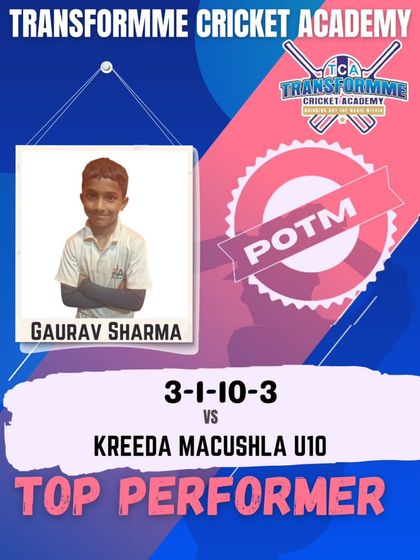 Transform Cricket Academy - Junior Cricket Coaching Program Star Performers: Celebrating Individual Excellence photo 34