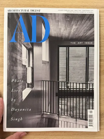 The cover of Architectural Digest's Art Issue. Being featured within these pages is an honor that celebrates our passion for design as a form of art.