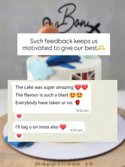 "The cake was super amazing. The flavour is such a blast." This kind of feedback for my Mocha Orange cake keeps me motivated.