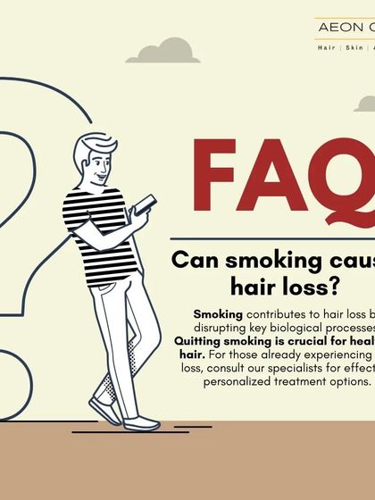 Can smoking cause hair loss? Yes, smoking disrupts key biological processes that support hair growth. Quitting is crucial for healthier hair.