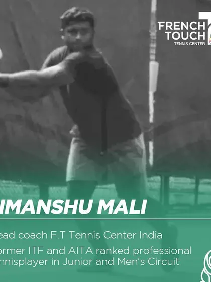 Meet Head Coach Himanshu Mali, a former ITF and AITA ranked professional player who leads our on-court training in India.