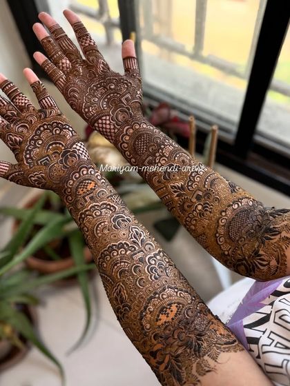Full Bridal Mehendi for Hands photo 7