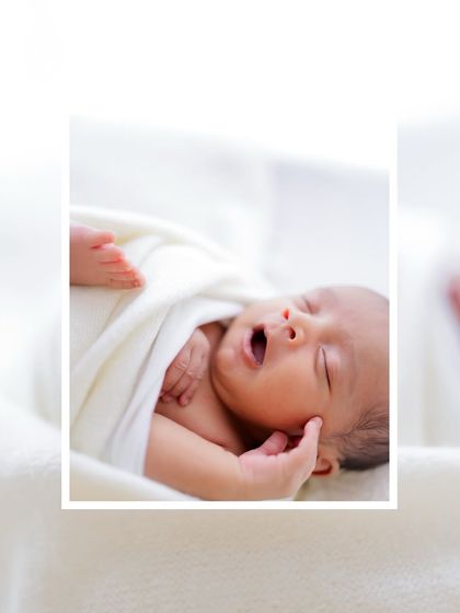 A sleepy yawn and a tiny hand. Capturing these fleeting, natural moments is what makes newborn photography so special.