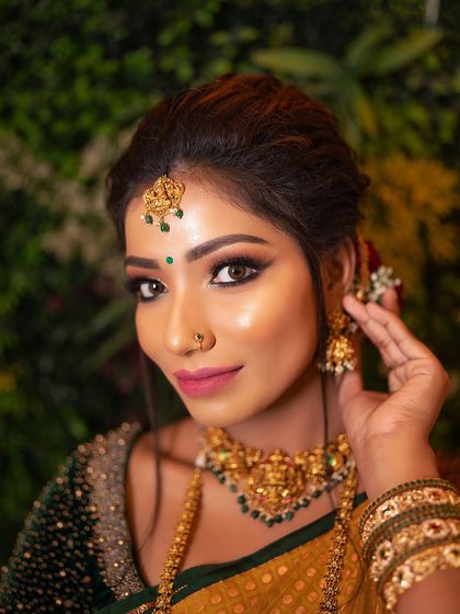 Asmitha Makeover Artistry - Bridal & Event Makeovers South Indian Bridal Makeovers photo 5