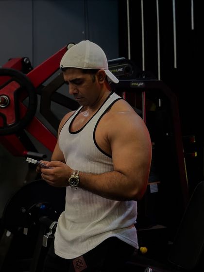 Just a shoulder warm-up. Even warming up requires focus and proper form to prepare the muscles for the work ahead.