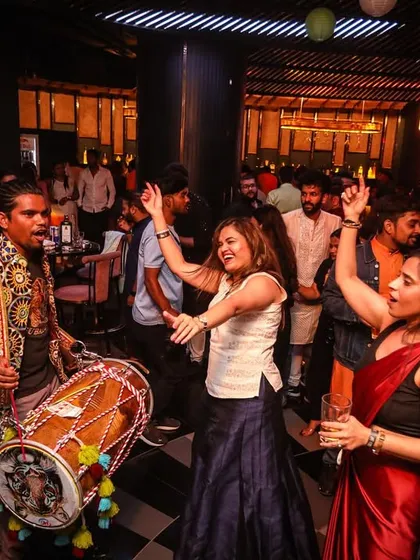 The energy of a live dhol player is unmatched. I often collaborate with percussionists to add that extra punch to my Bollywood and Punjabi sets, especially for weddings and sangeets.