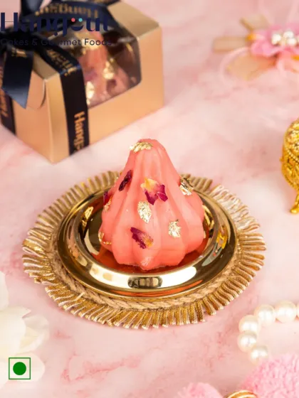 My Rose Modaks are crafted with real rose petals and premium ingredients. This gives them a unique floral fragrance and taste, making them an elegant choice for your festive offerings.