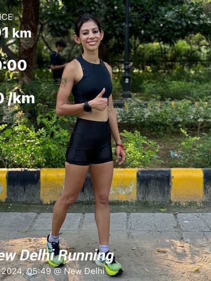A 15 km long run through the green streets of New Delhi. Sunday long runs are a staple of my marathon training programs, designed to build endurance and mental fortitude.