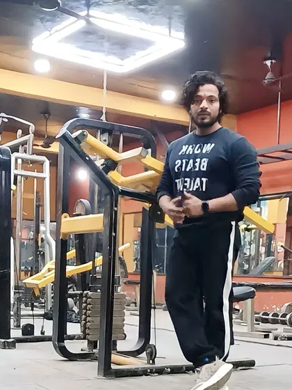 In the zone at the gym. This is my space to build, create, and transform, both for myself and my clients.
