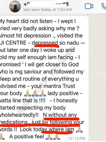 After depression and visiting an IUI center, this student decided to take control. She followed my advice, started respecting her body, and conceived naturally.