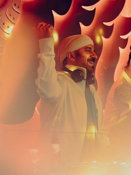 A candid moment of joy and energy with a fellow performer at Tipsy Bull.