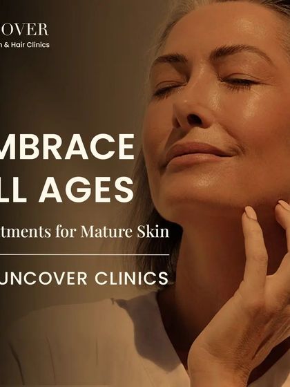 We believe in embracing all ages. Our treatments for mature skin are designed to help you look and feel your best, no matter your age.